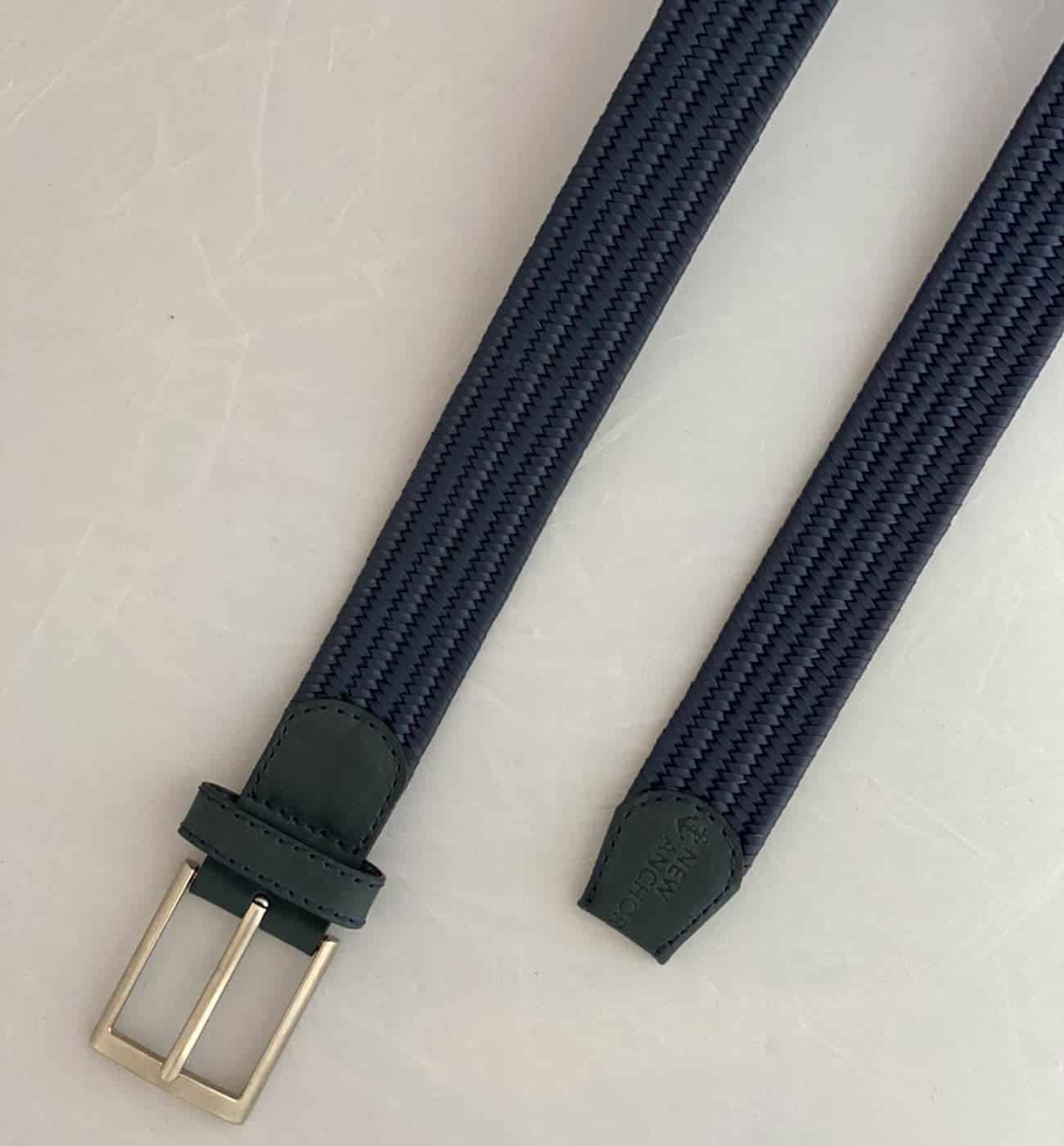 Blue Leather Belt - miniatura 2