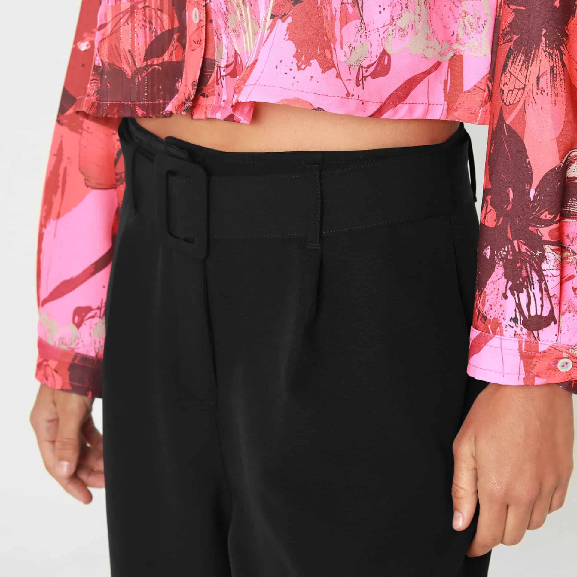 Pantalon Tiro Alto Bota Palazzo - miniatura 3