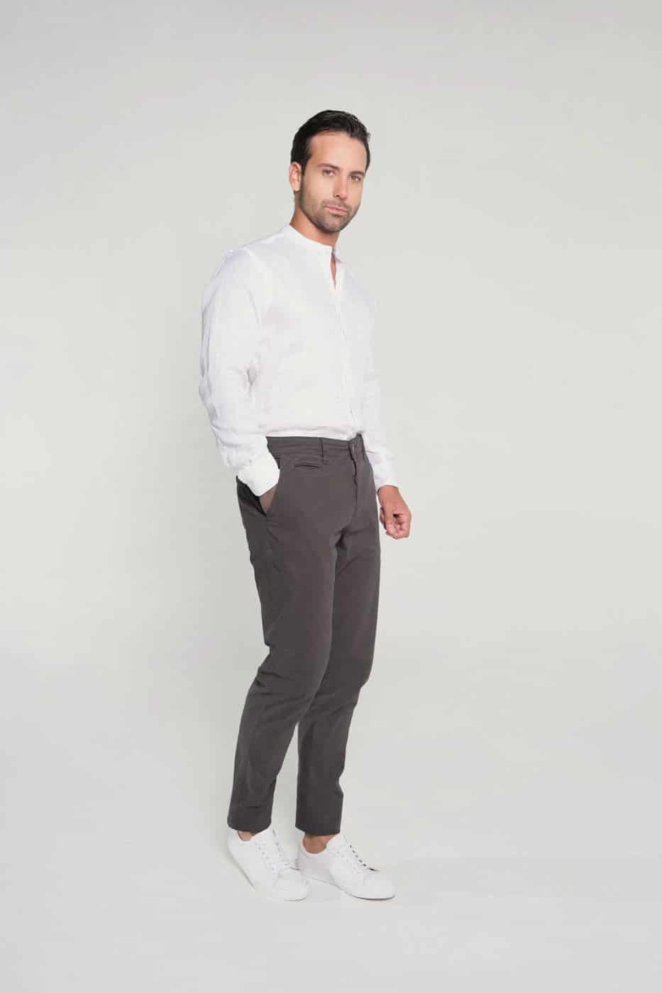 Camisa Classic Neru Lino Blanco - miniatura 2