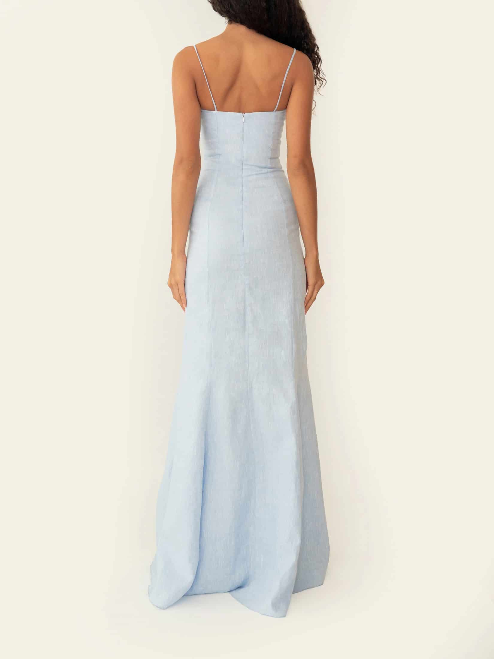 ANTONIA DRESS WAVE BLUE - miniatura 5