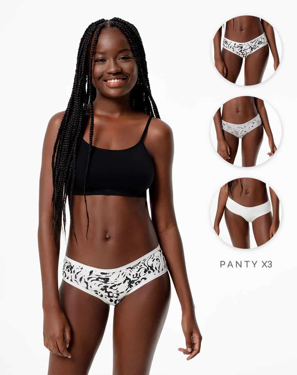 Panty cachetero x3unds surtido mujer - miniatura 1