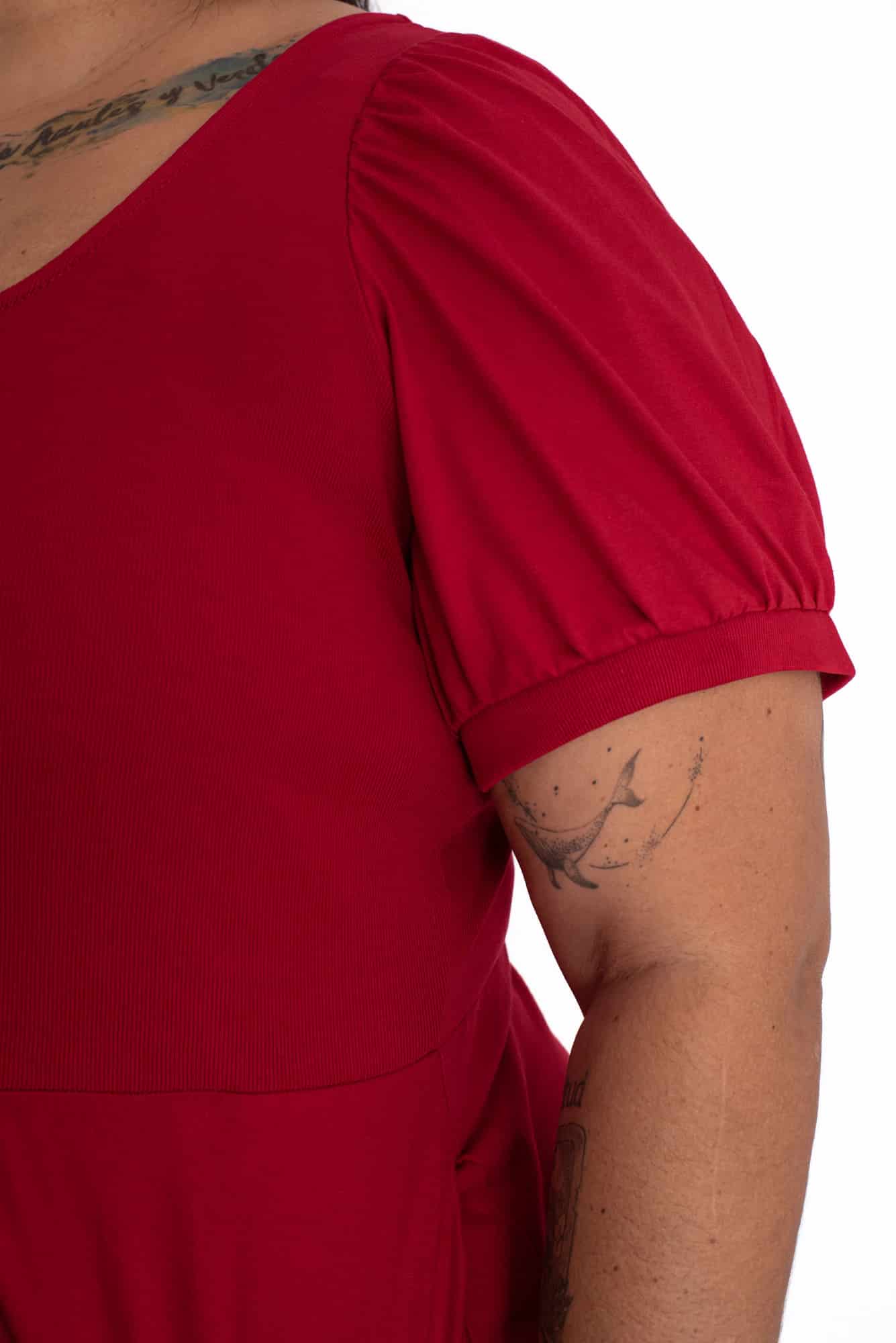 Vestido Amapola Rojo - miniatura 5