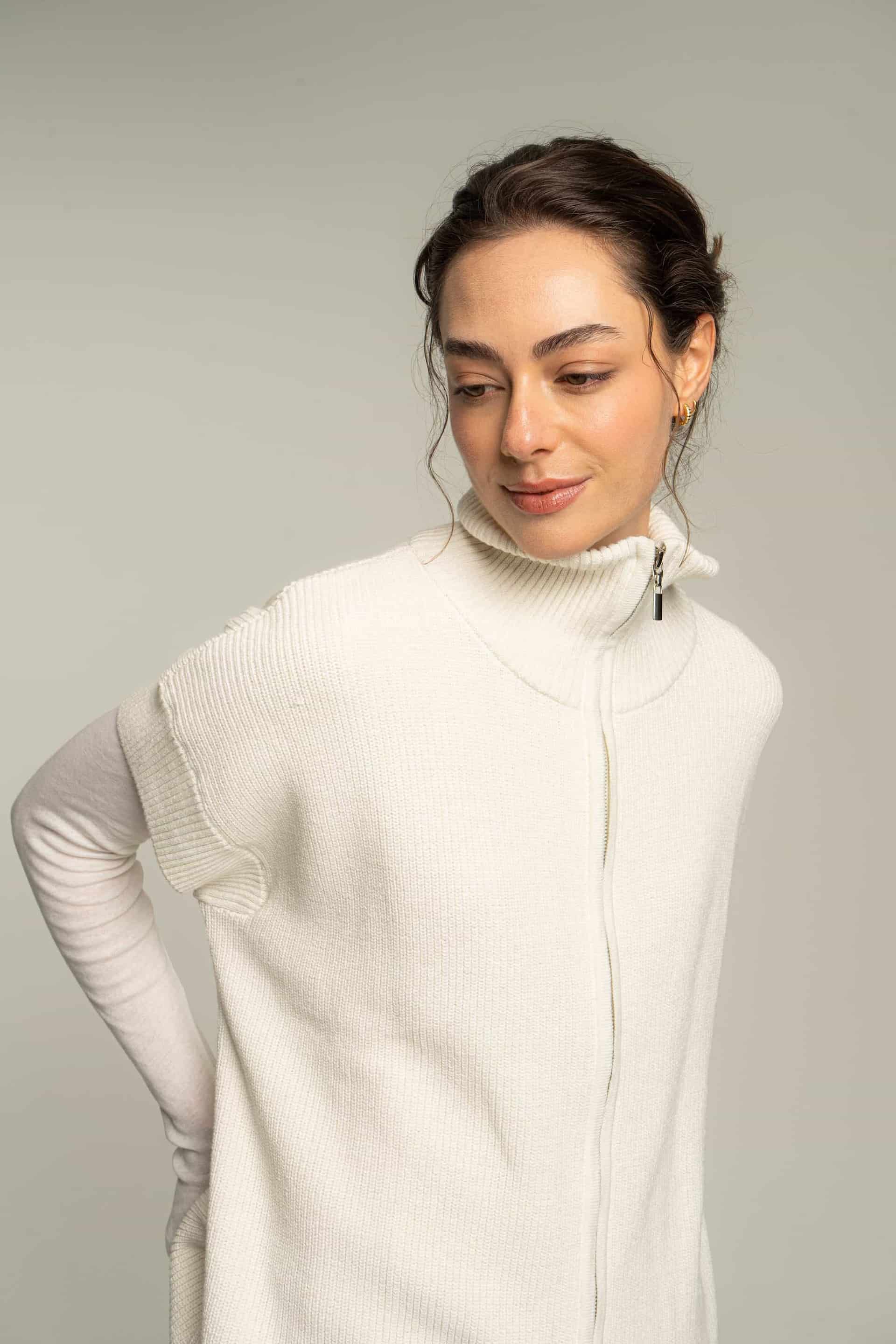 Chaleco zipper - crudo - miniatura 5