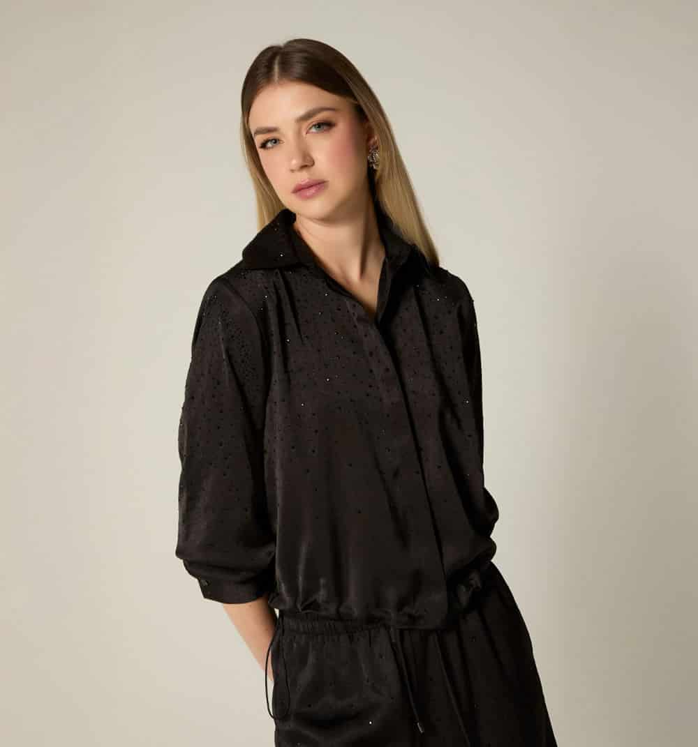 Blusa manga larga  con hot fix - miniatura 8