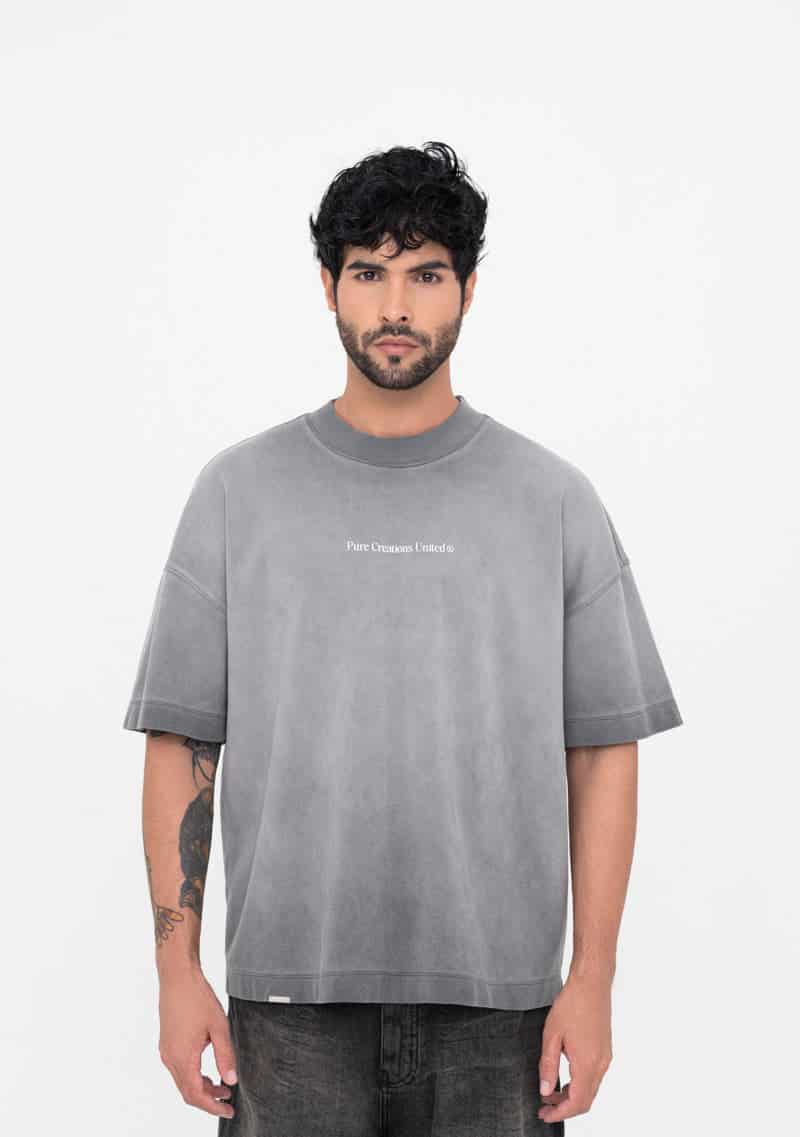 Áurea grey washed t-shirt - miniatura 2