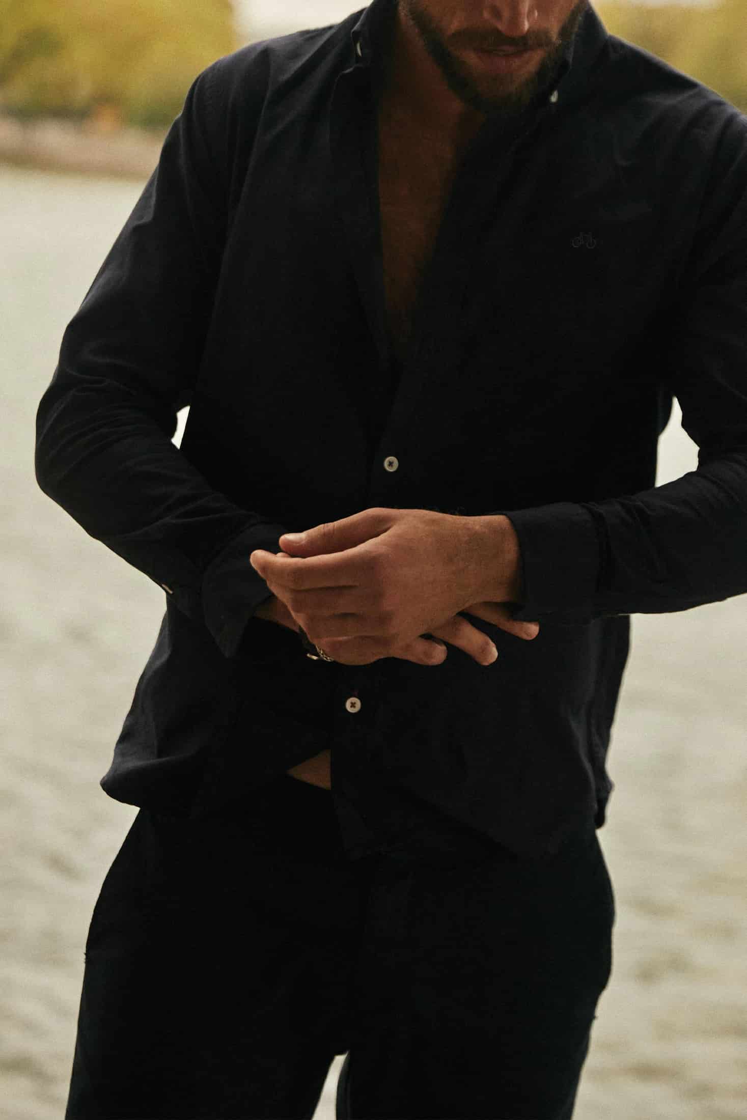CAMISA OXFORD AZUL NAVY - miniatura 2