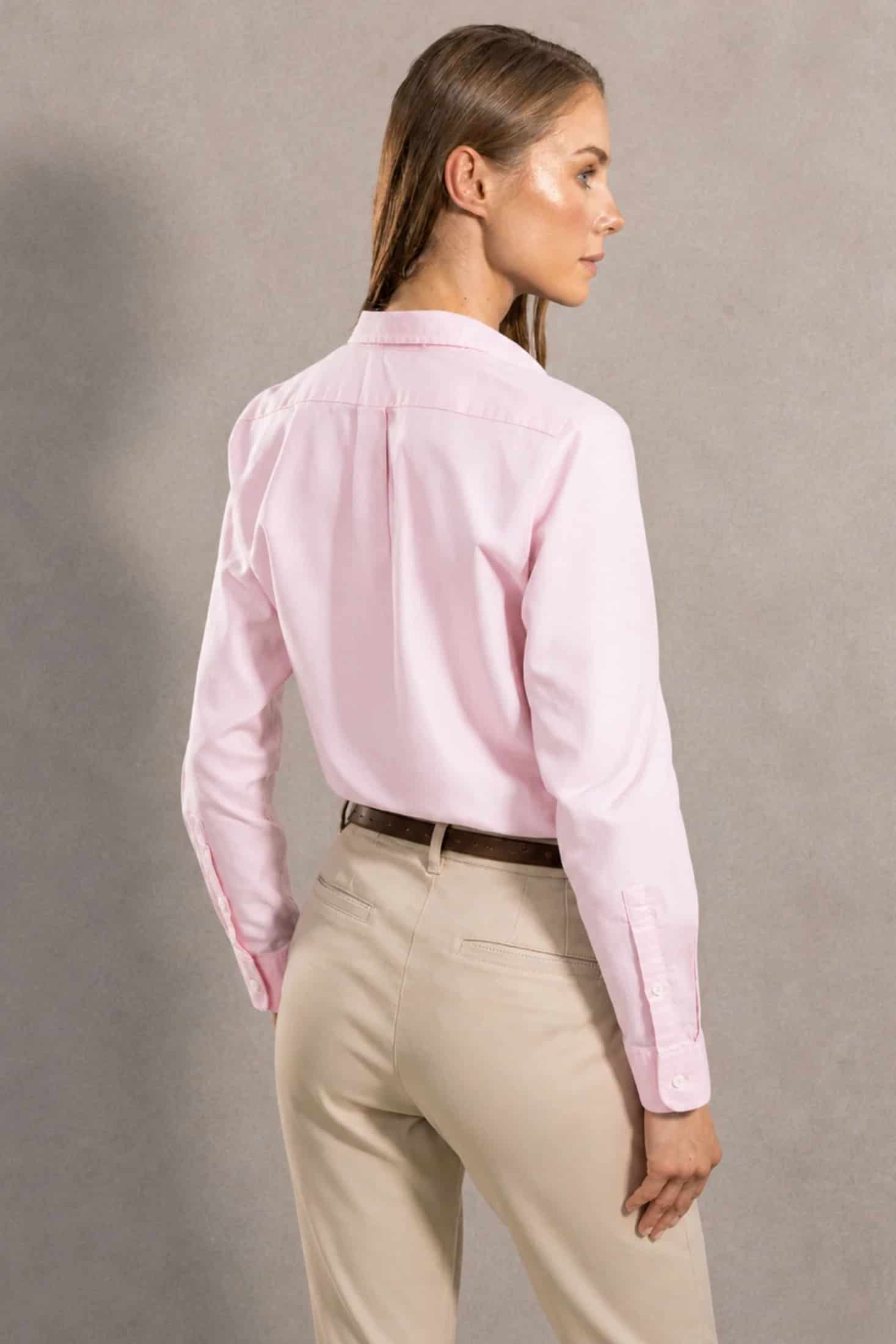 Camisa Antimanchas De Mujer Oxford Light Pink - miniatura 3