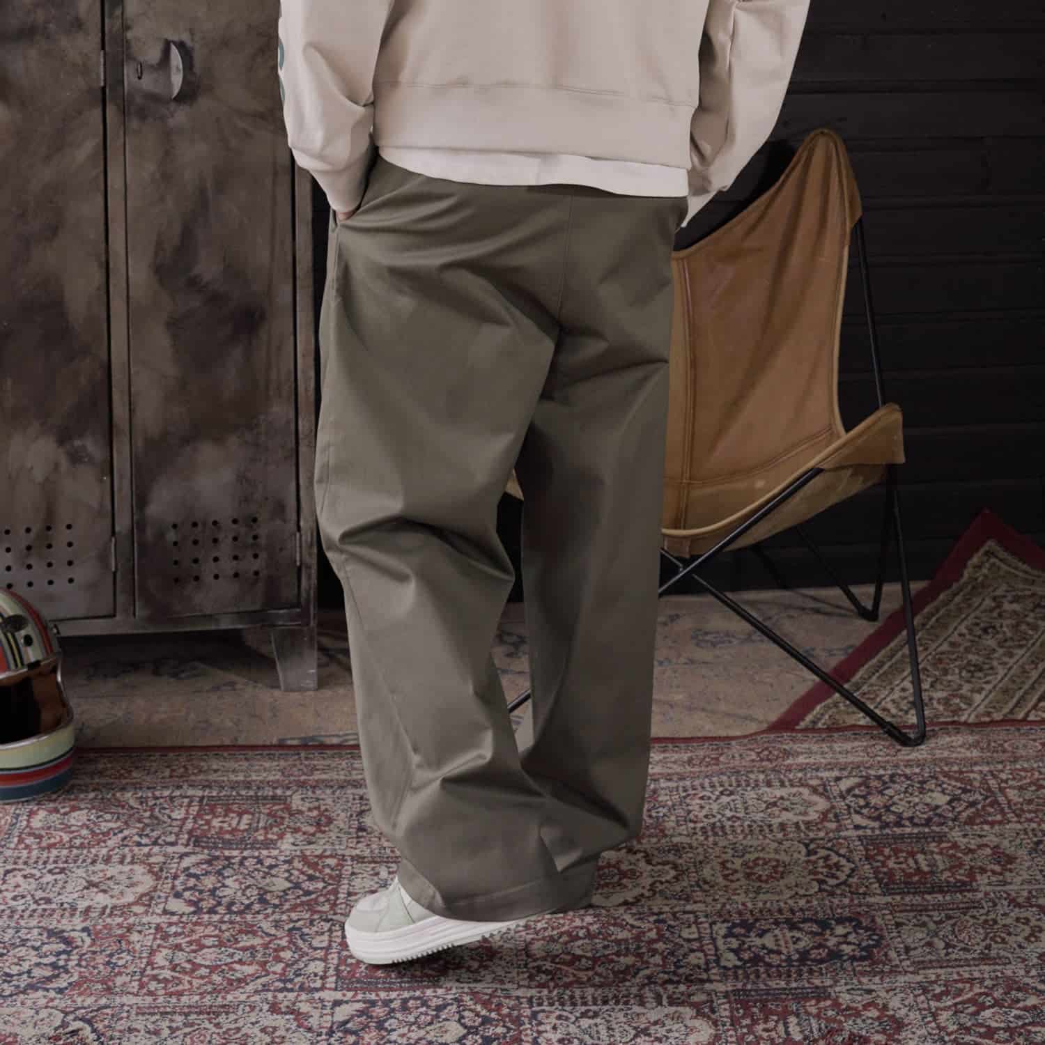Baggy Pants Studio Cut Verde Oliva - miniatura 4