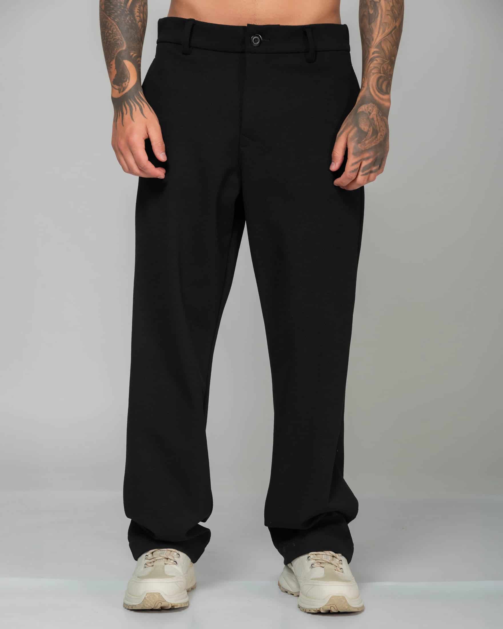 Black EcoDrift Trousers - miniatura 9