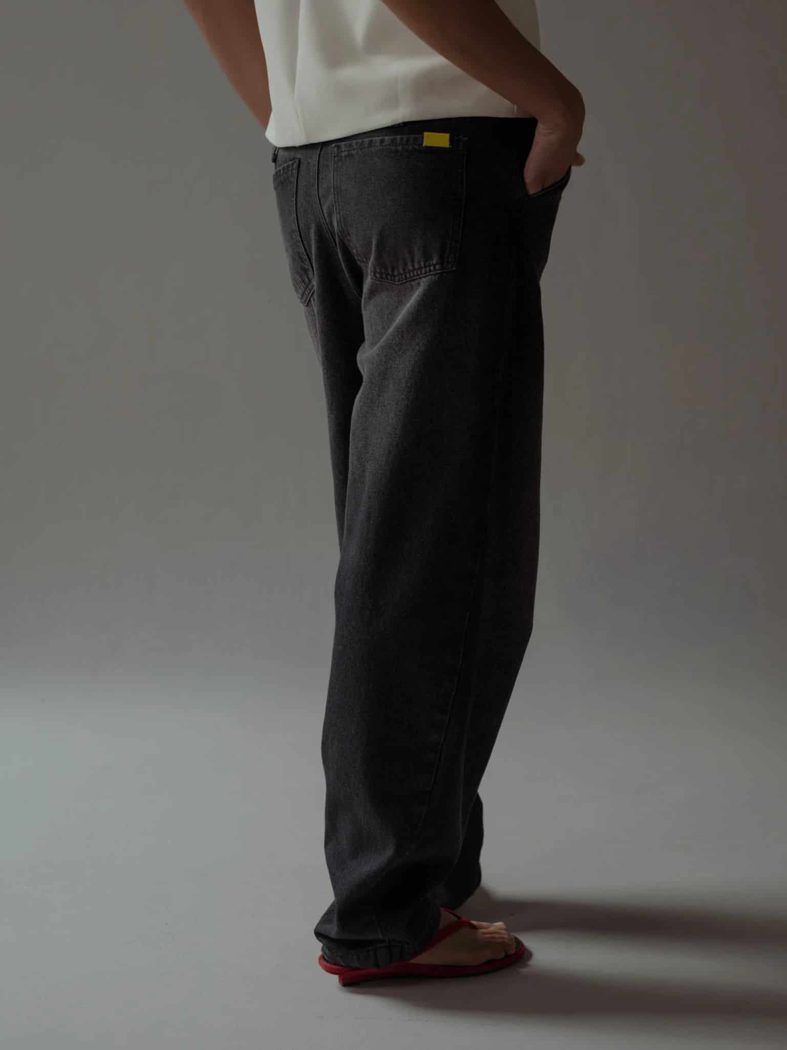 SARTORIAL BARREL JEAN - BLACK PEPPER - miniatura 7
