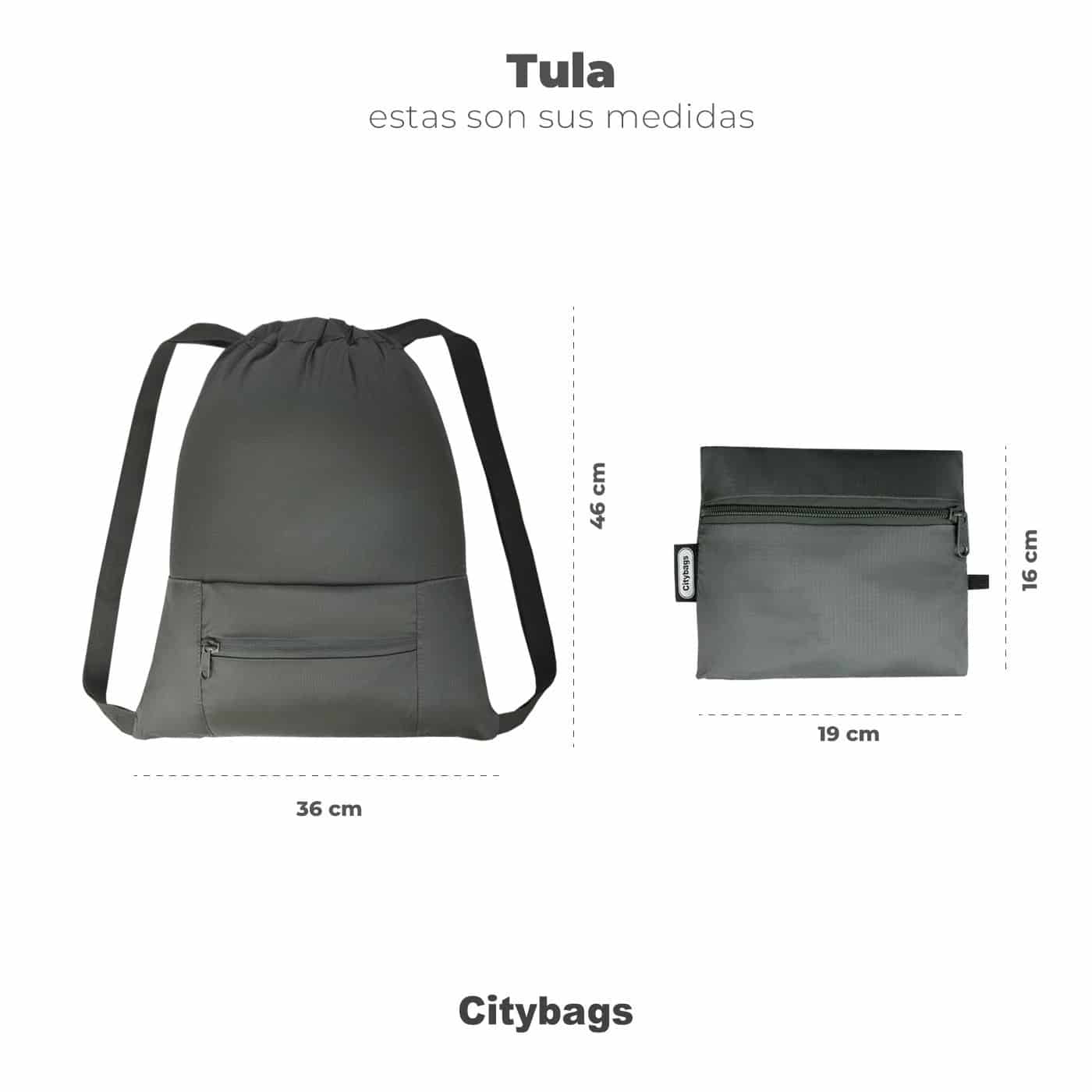 Tula Plegable ULTRA Estampado Acua Citybags Multicolor - miniatura 5