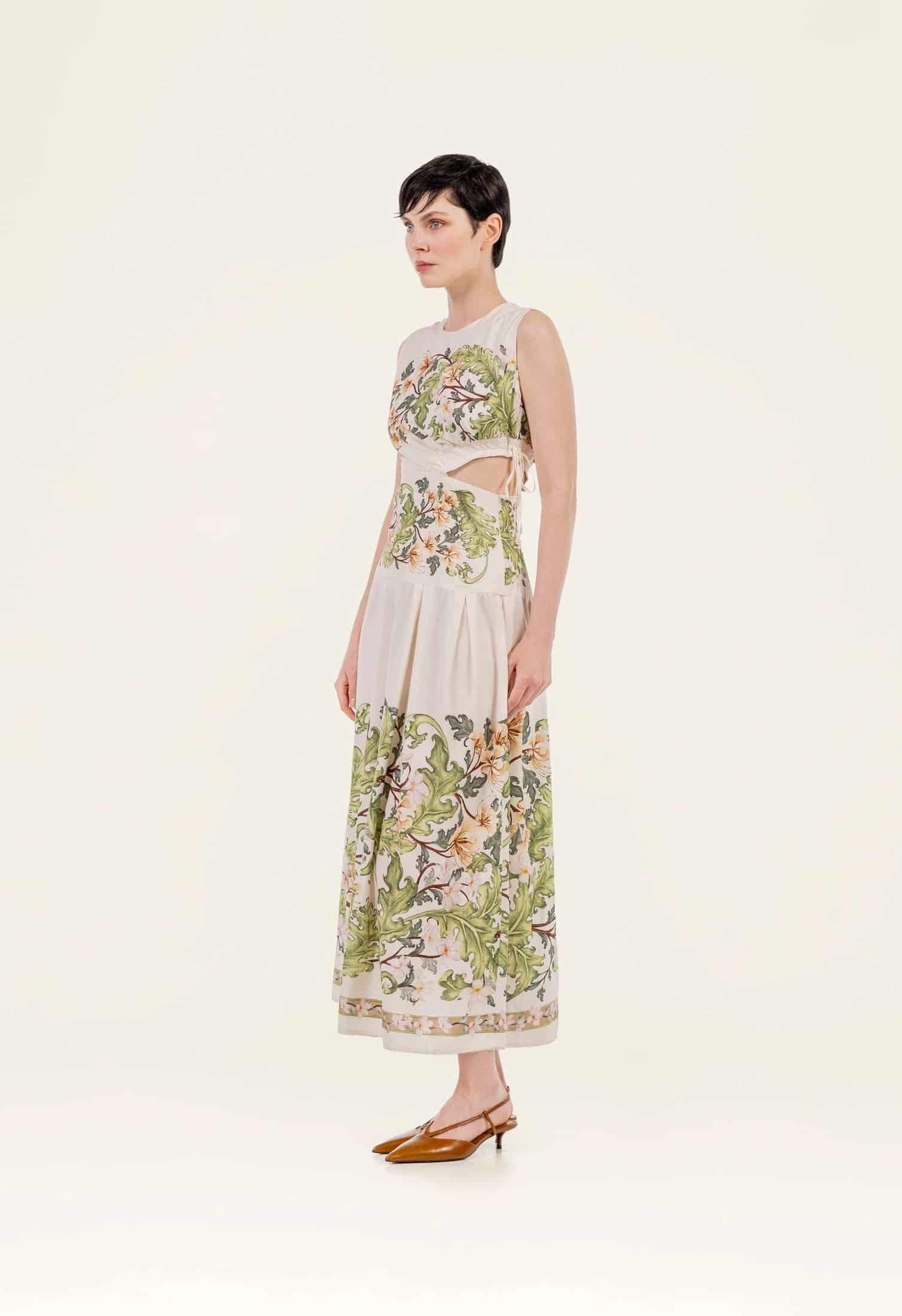Otoño Anhelo Midi Dress - miniatura 4
