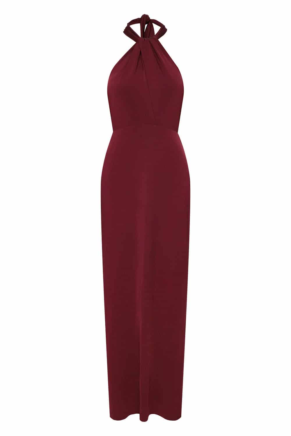 Vestido marcelo vinotinto - miniatura 3