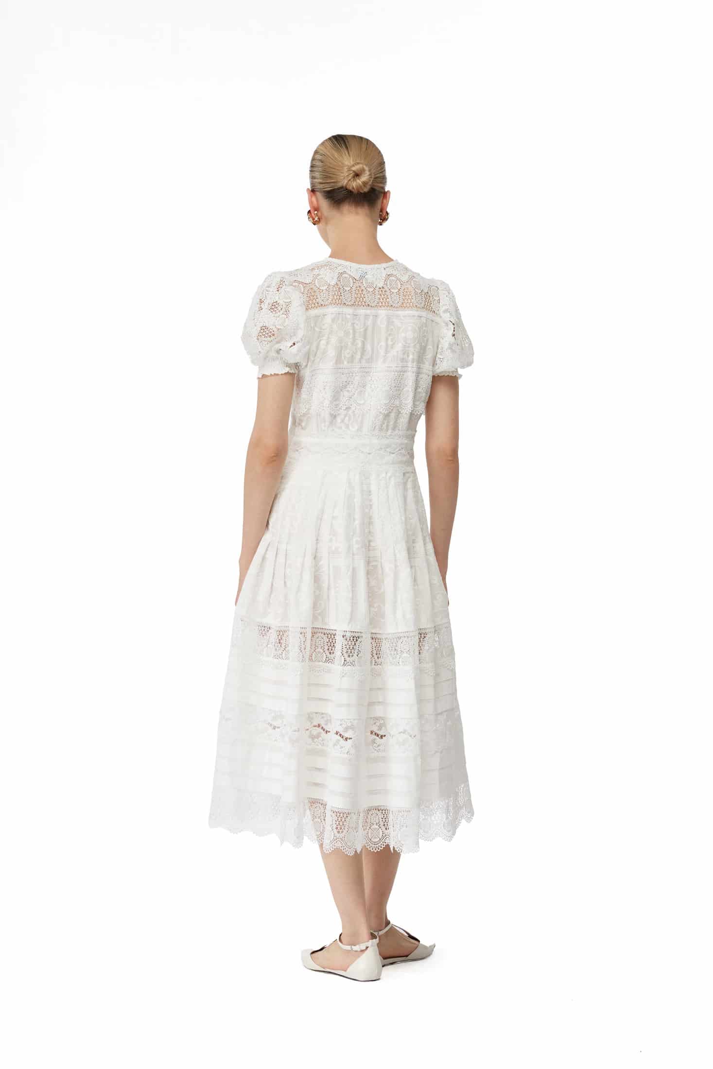 ETOILE MIDI DRESS WHITE - miniatura 6