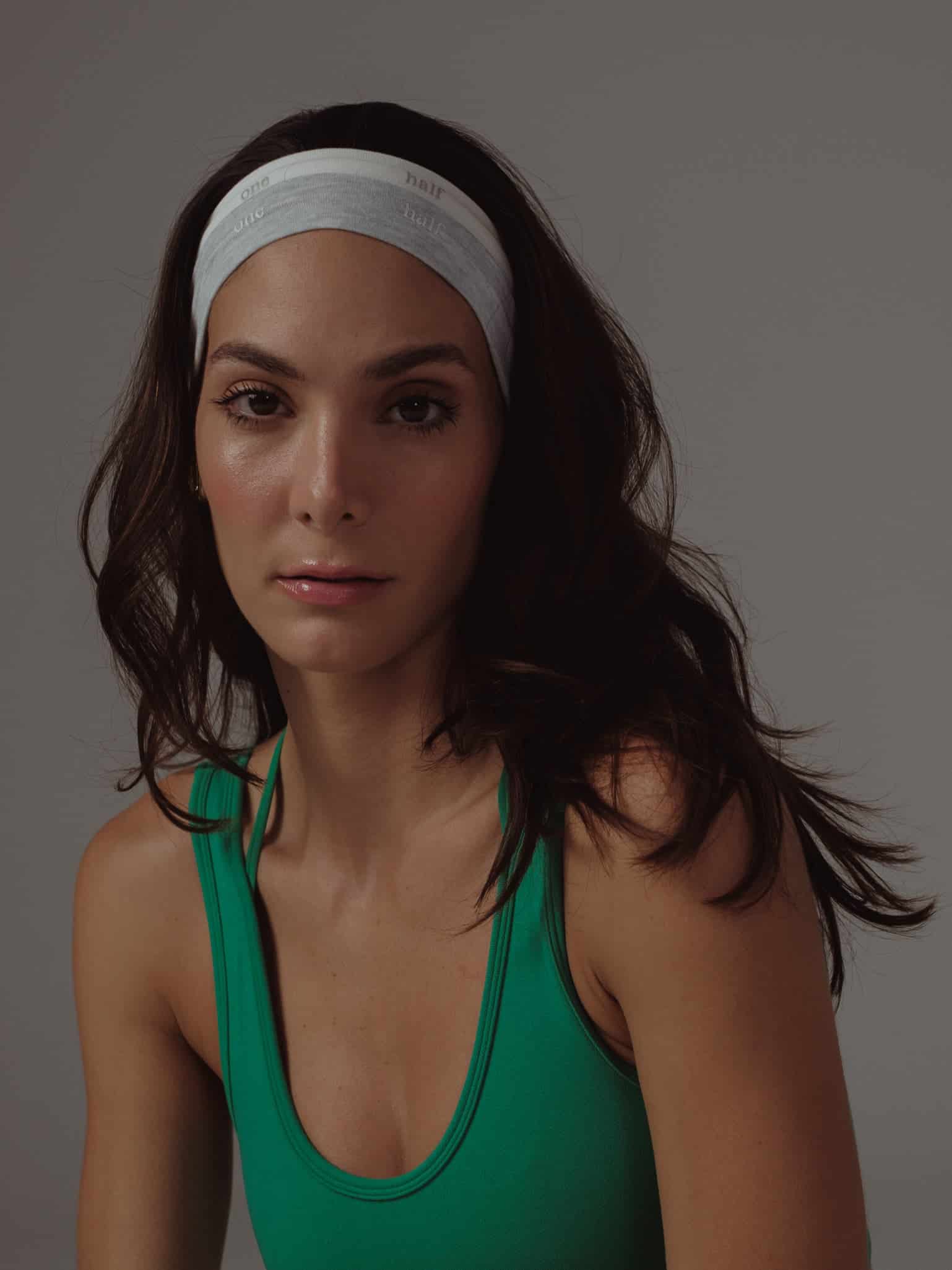 SLIM HEADBAND PACK X2 - SOFT WHITE & CREAMY GRAY - miniatura 2