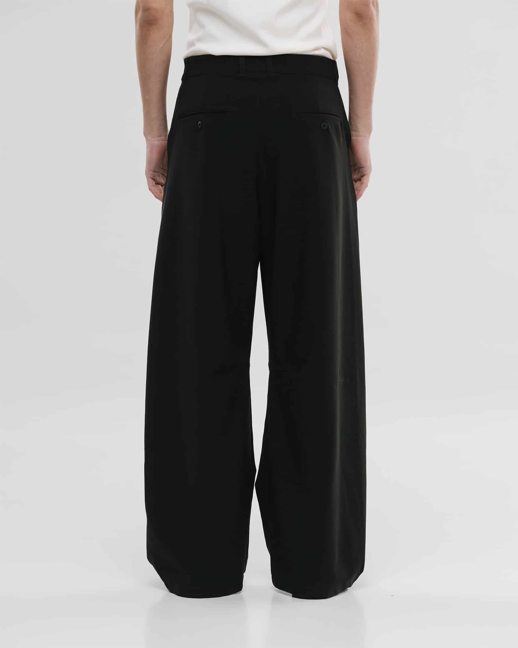 Barrel Fit Trousers - Negro - miniatura 6