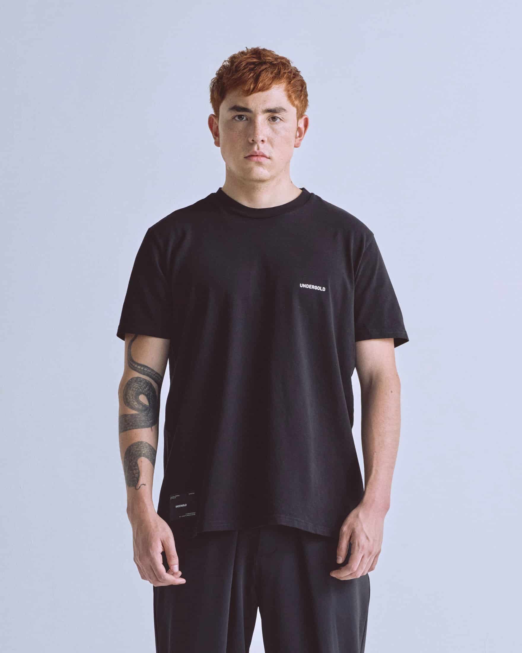 Basics Tiny Logo Regular Fit T-shirt Black - miniatura 2