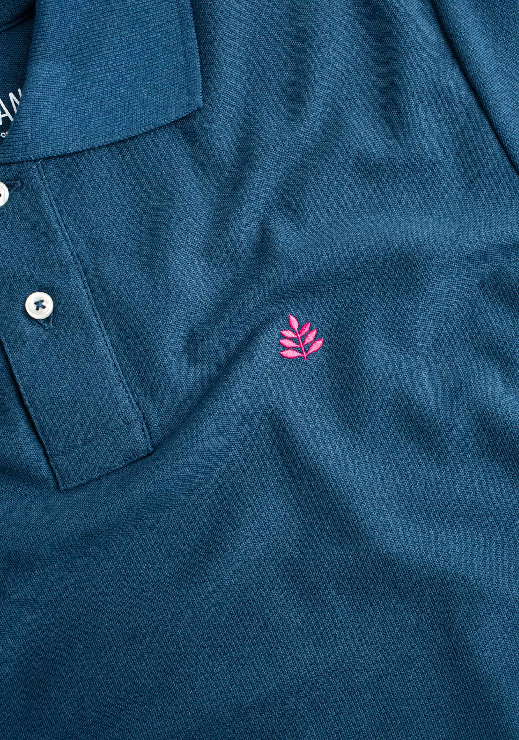 Camiseta Polo H L-Fuc Azul Petroleo - miniatura 7