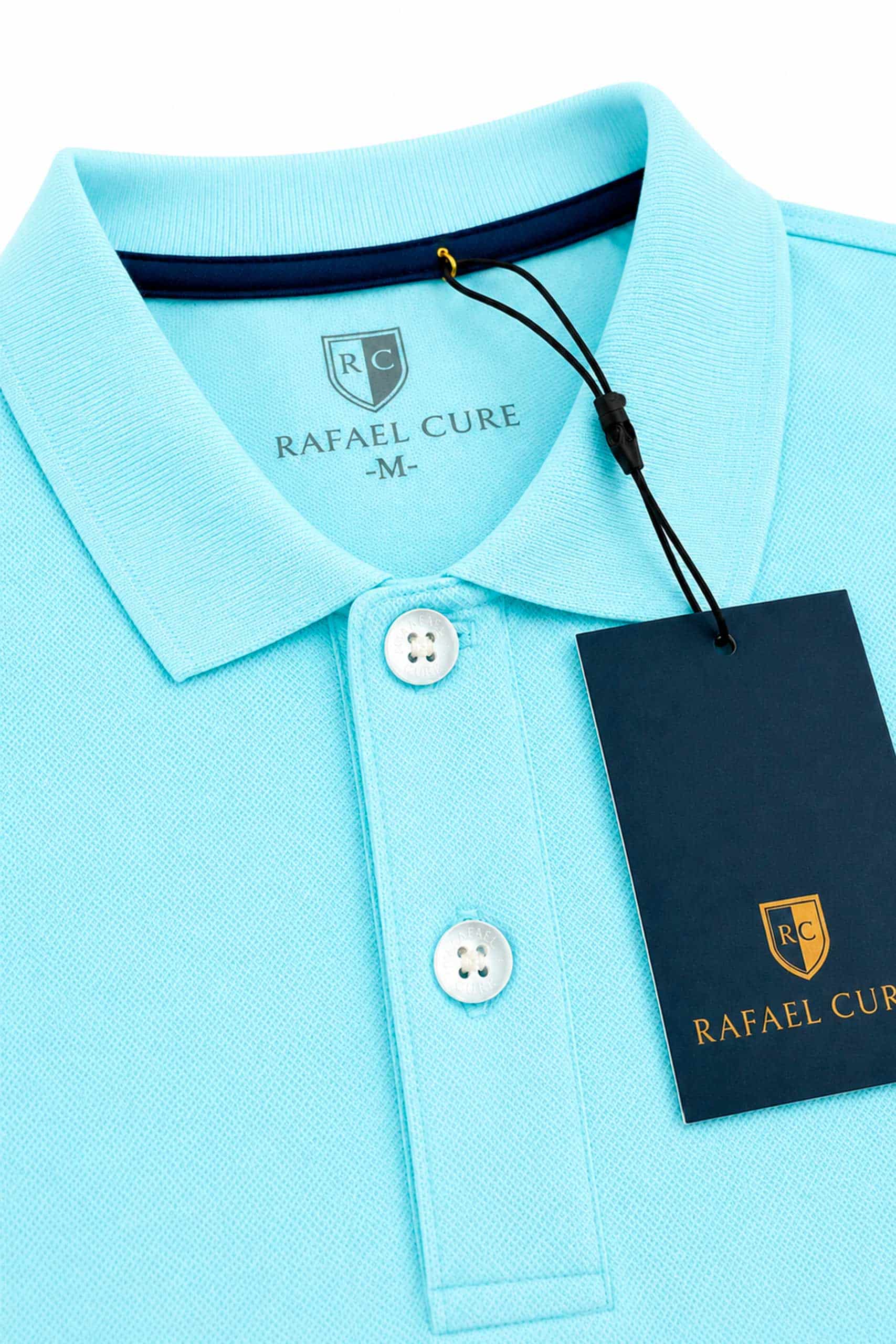 Camiseta Polo Azul Medio - miniatura 4