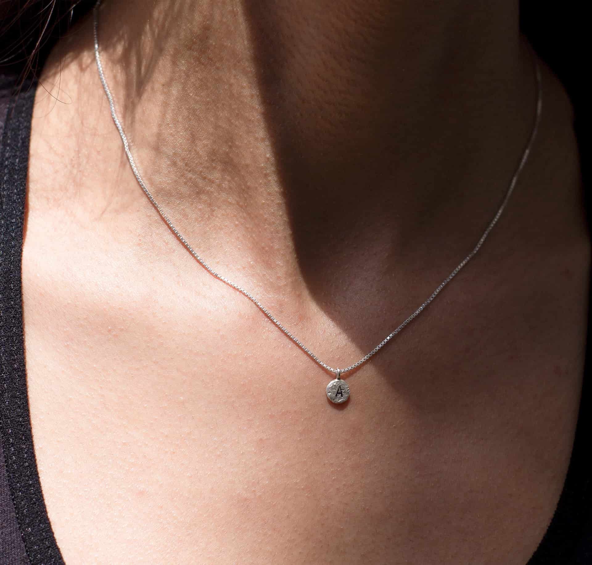 Collar moneda mini (Plata ley950) - miniatura 3