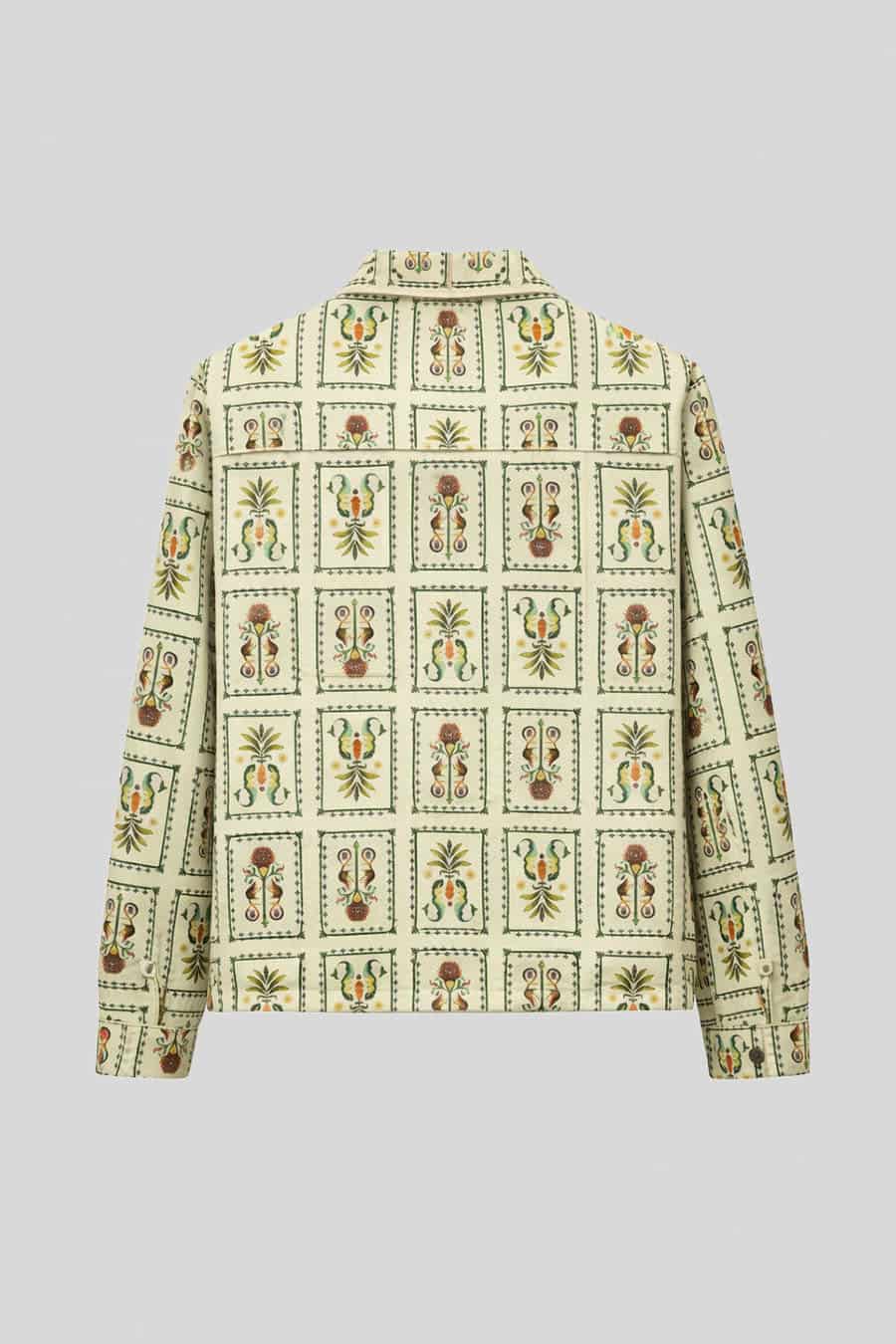 Men's overshirt linen silvan light green - miniatura 2