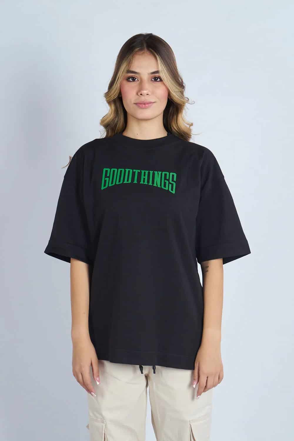 Camiseta oversize estampado Good Things Negro | DROP 03 | - miniatura 7
