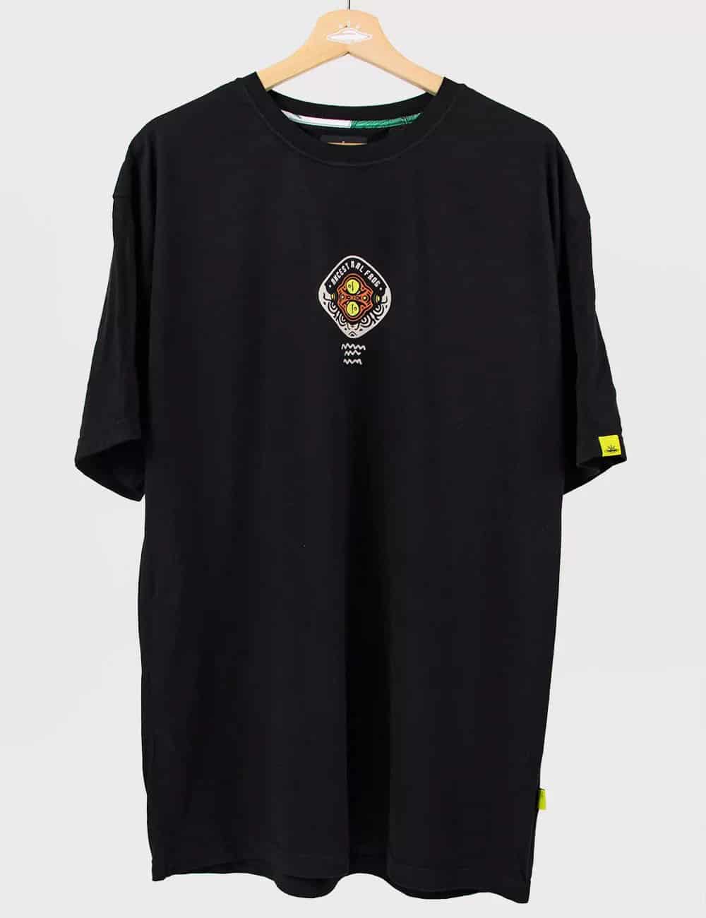 Camiseta Oversize Ancestral Frog negro Hombre - miniatura 6