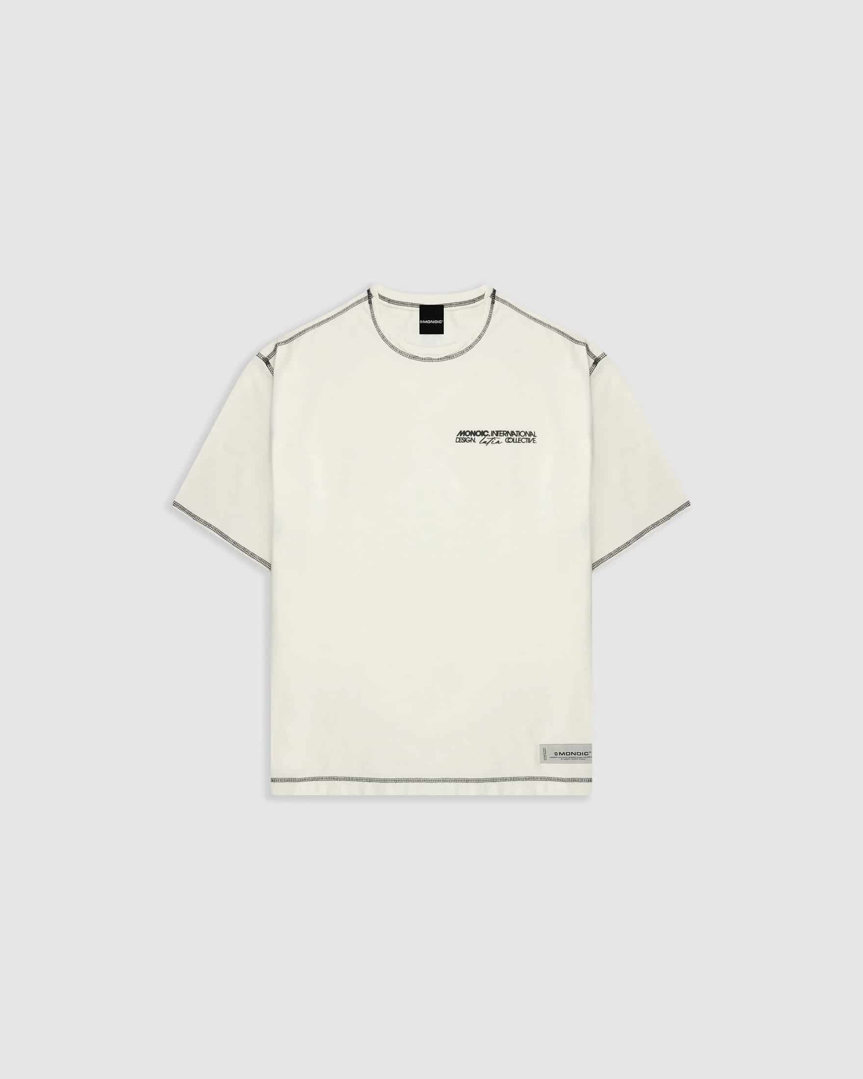 Camiseta Boxy Fit Design Collective - Off White - miniatura 1