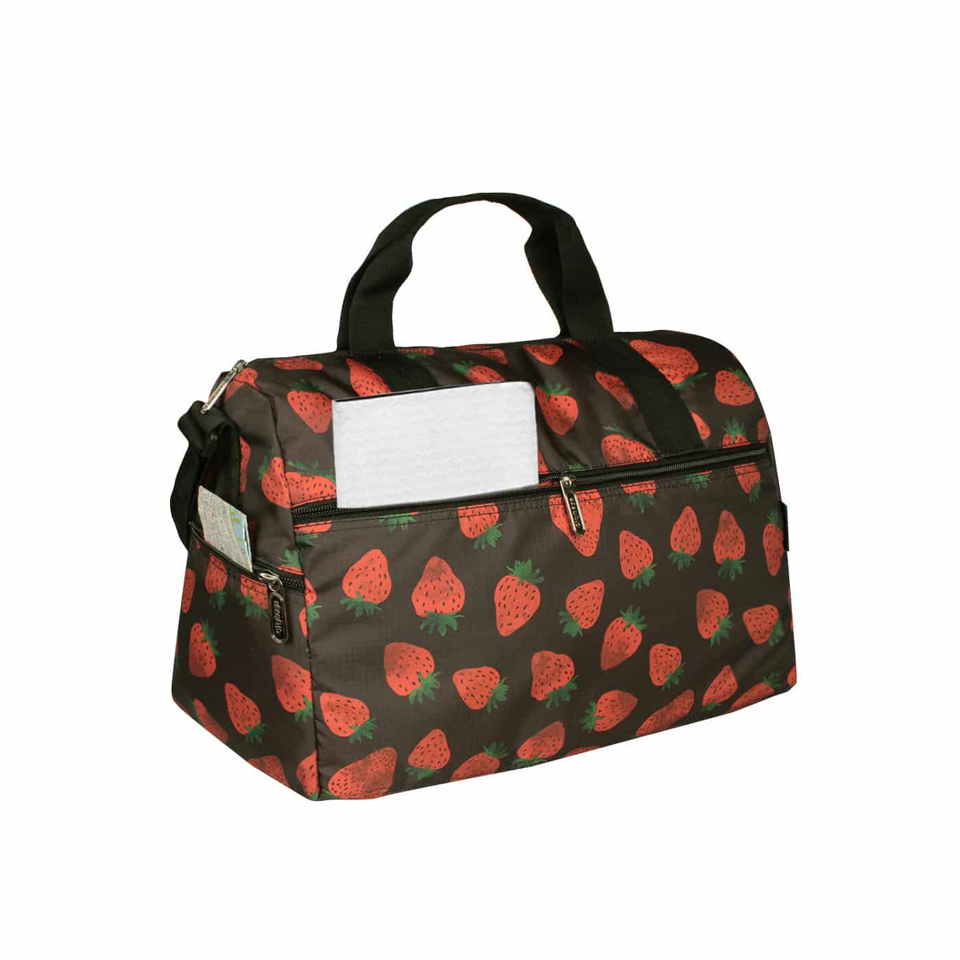 Maleta M ULTRA Plegable Estampado Fresas Citybags - miniatura 4