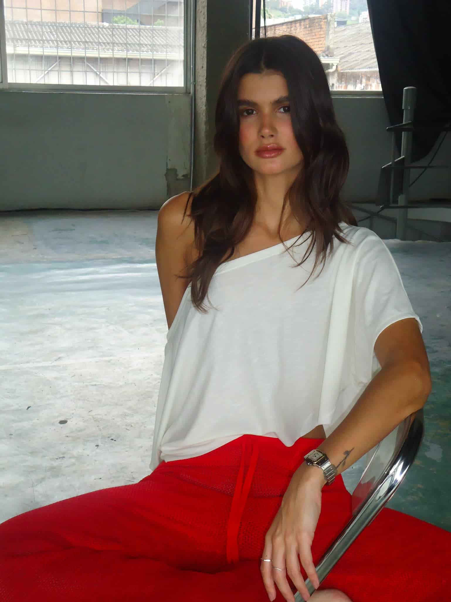 CLASSIC KNIT PANT - ROBUST RED - miniatura 6