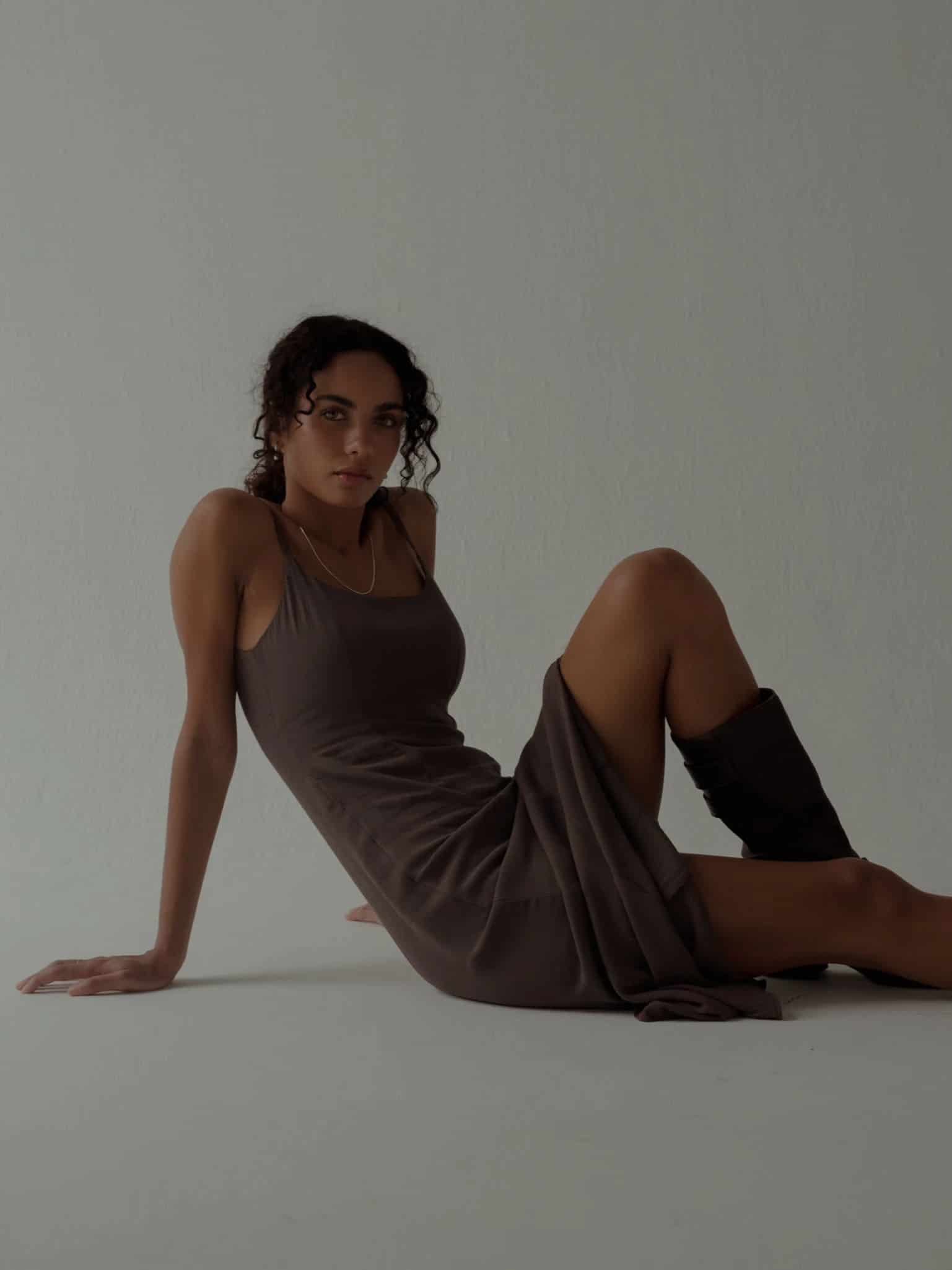 THE MINIMAL DRESS - ESPRESSO - miniatura 7