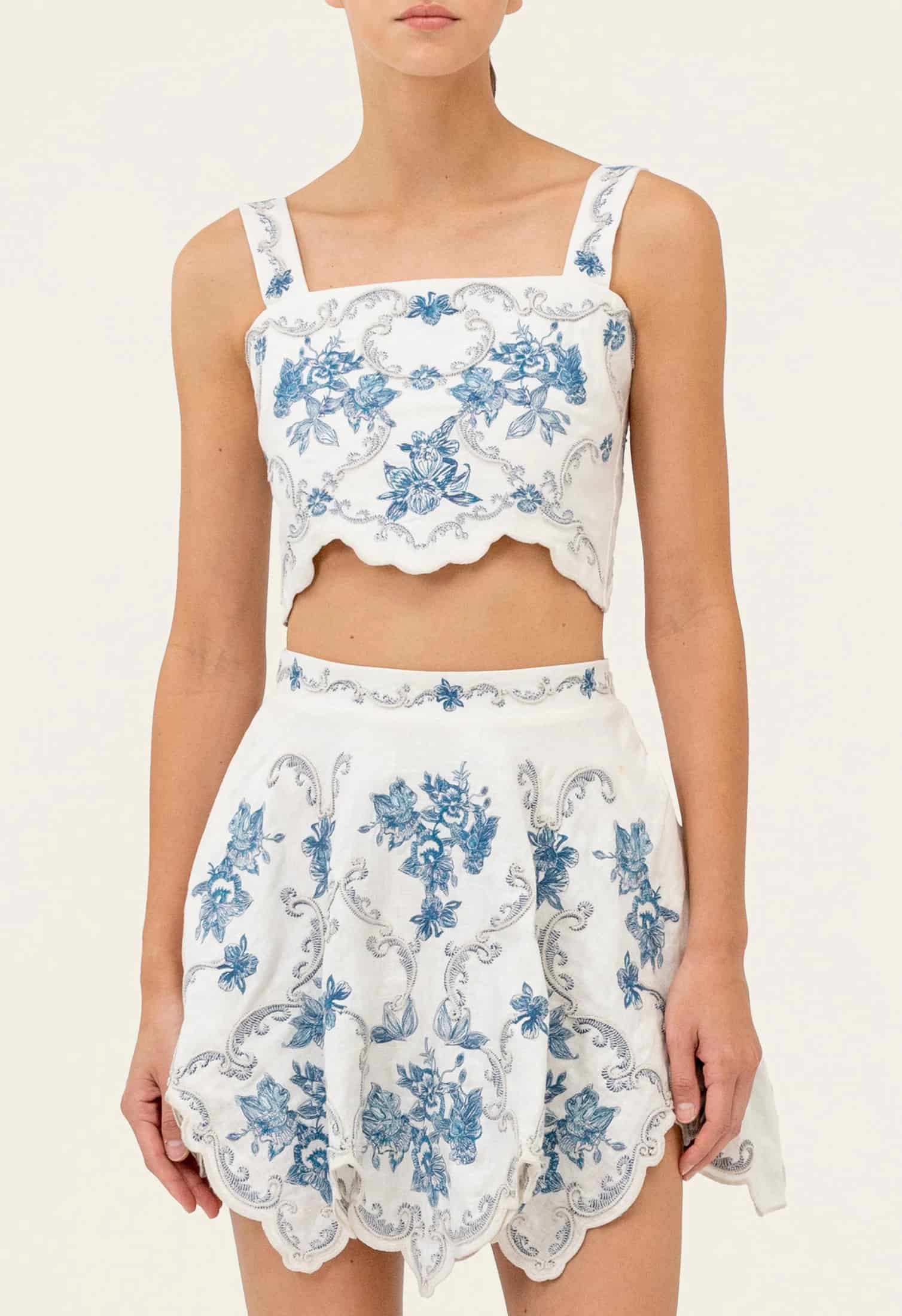 Retrato Gloriosa Mini Skirt - miniatura 4