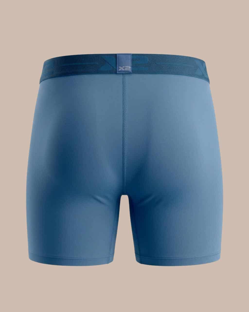 Bóxer Medio Cesar Nylon Azul X2 - miniatura 3