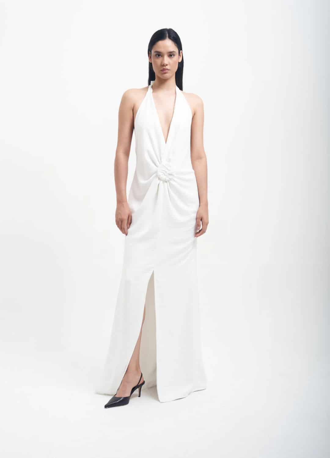 Vestido Teresa Blanco - miniatura 1