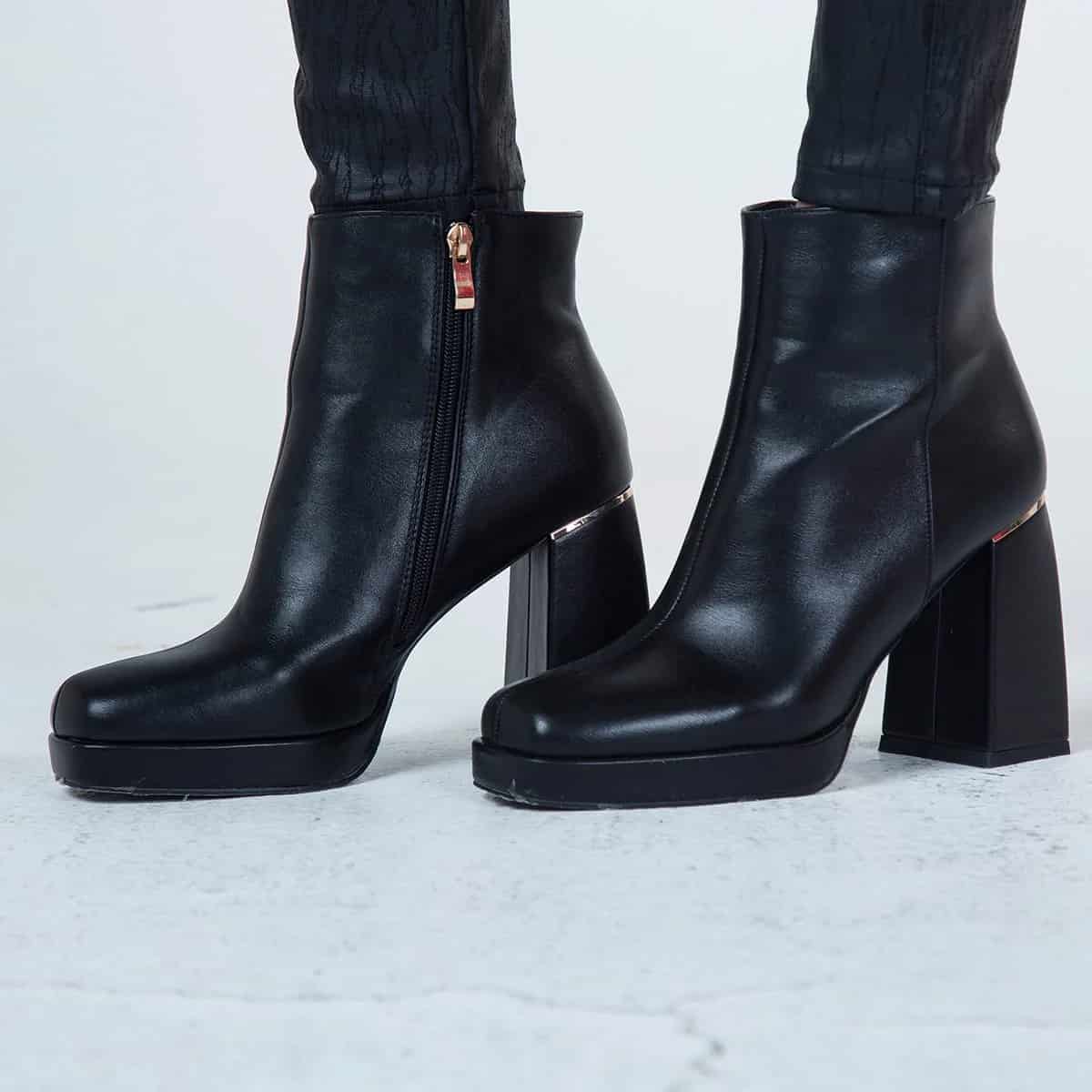 Botin Formal Tacon Cuadrado Florida - miniatura 1