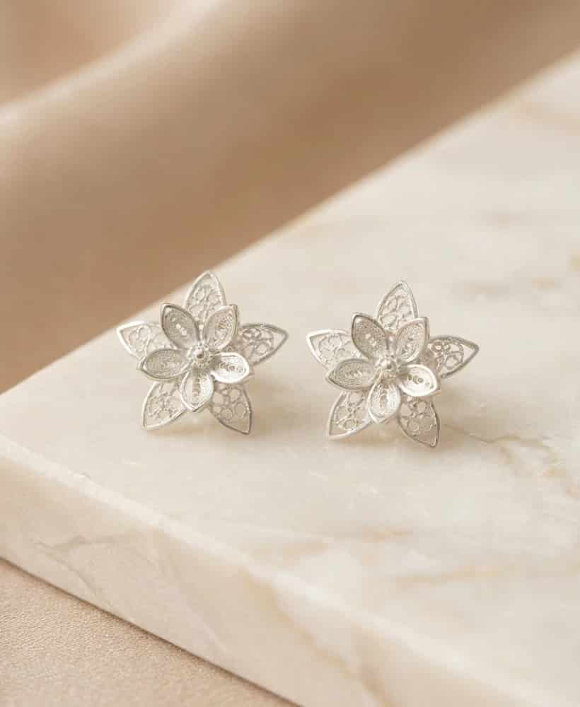 Topos Margarita en Plata Ley 950 Filigrana - miniatura 2