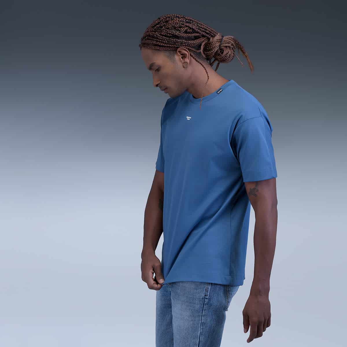Camiseta Regular Azul - miniatura 3