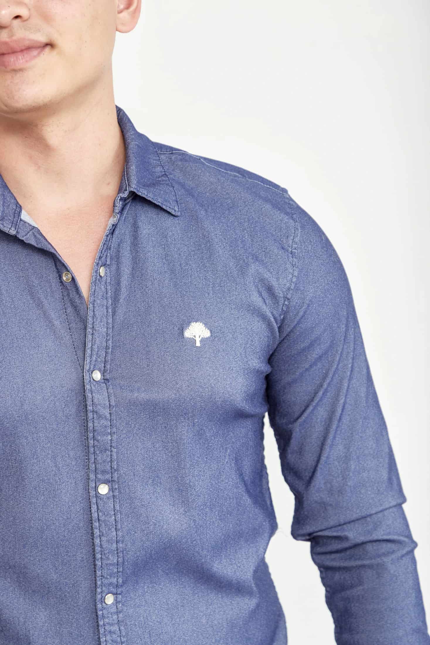 Camisa Clasica Denim - miniatura 2