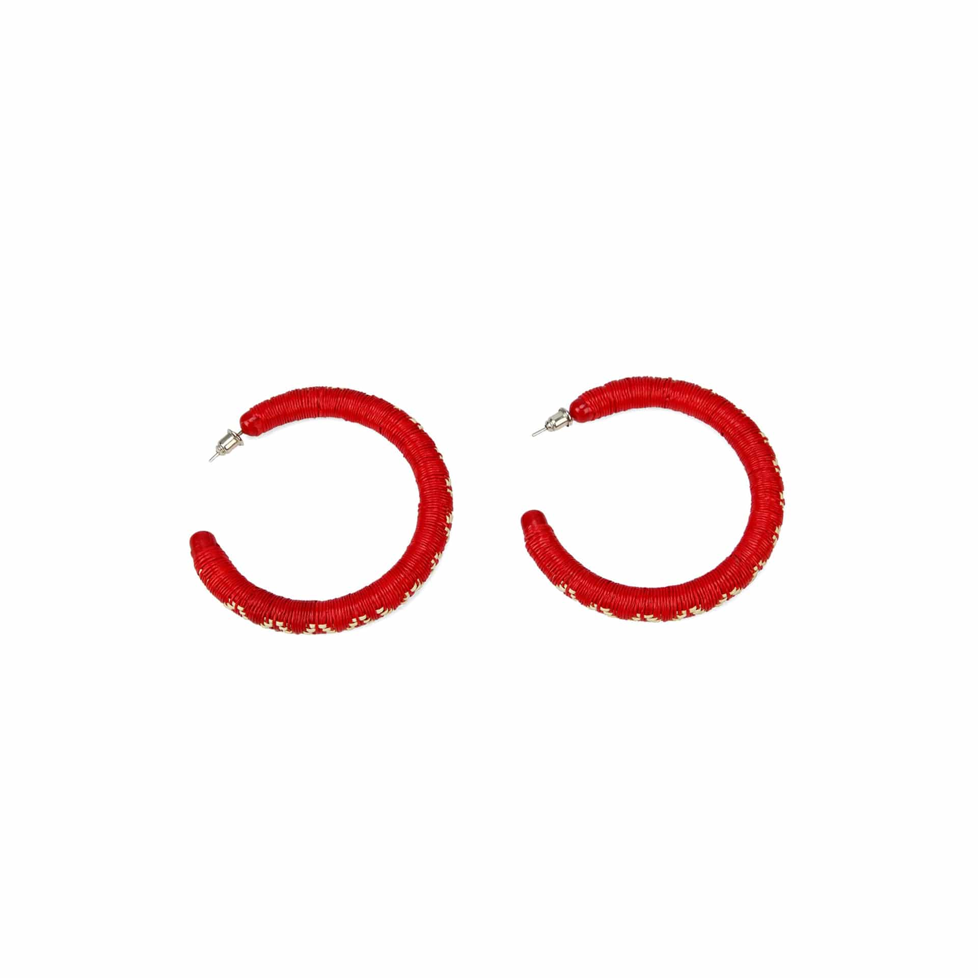 Aretes Werregue Rojos - miniatura 2