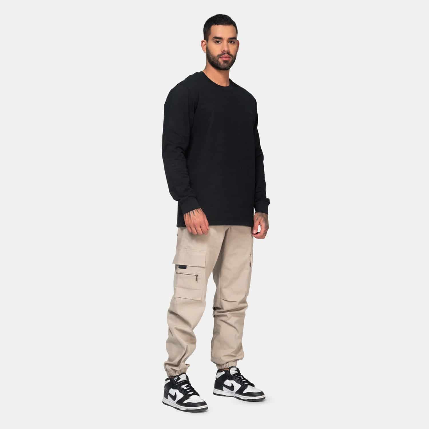 Long Sleeve Essential Black - miniatura 2