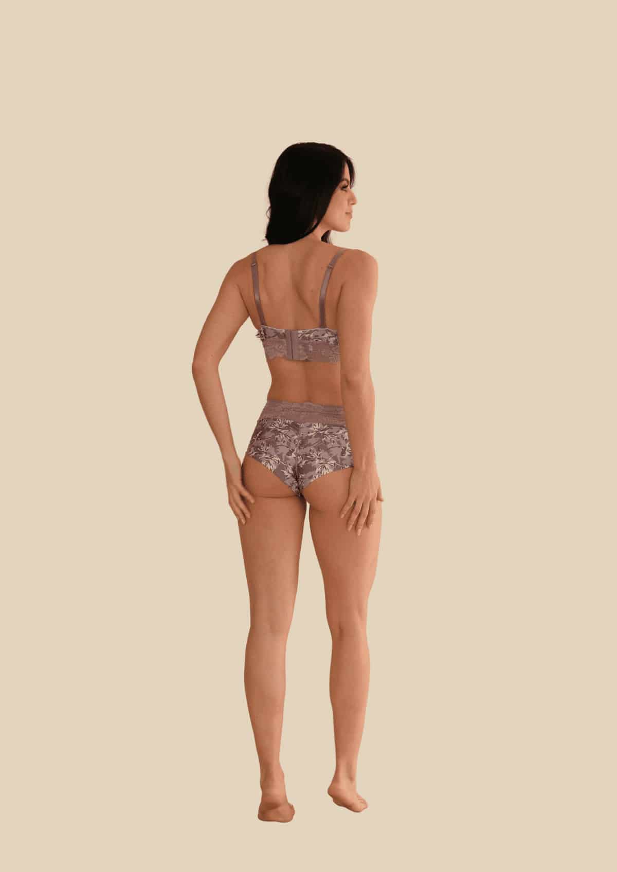 Brasier Cubrimiento alto triangular - miniatura 3