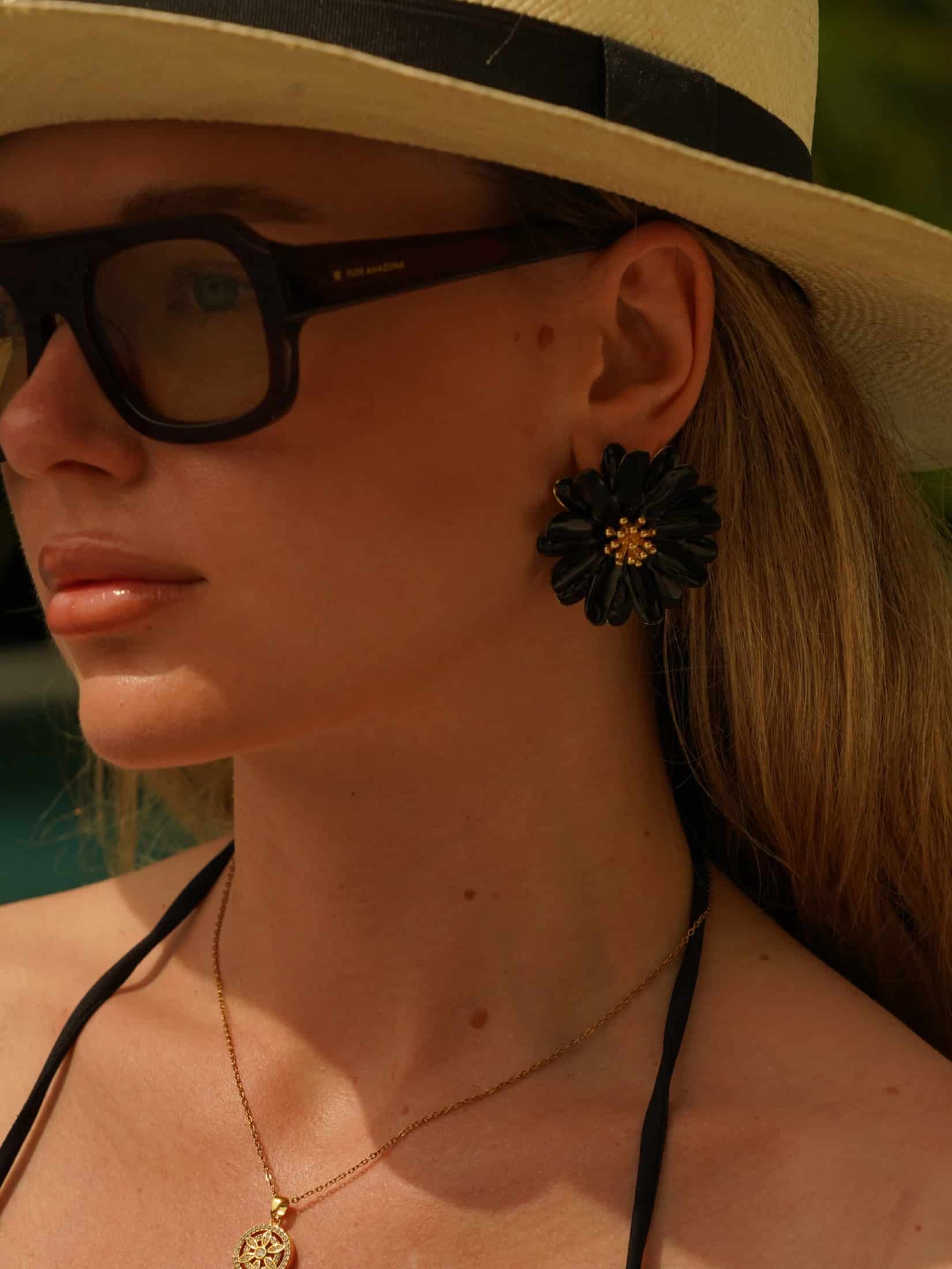 ARETES CATLEYA BLACK - miniatura 3