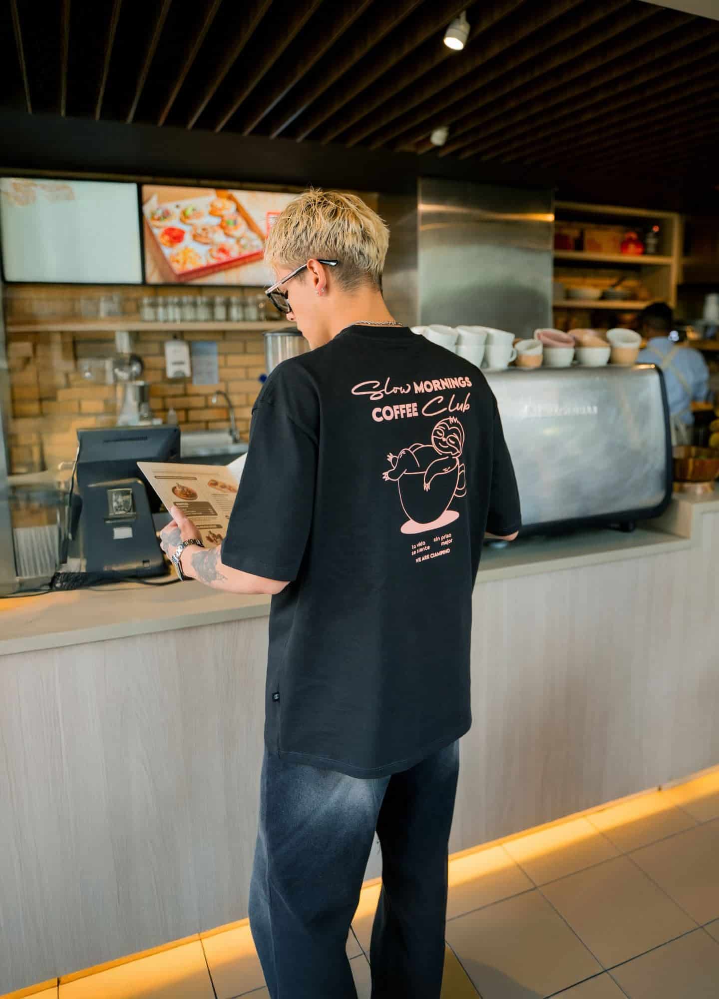 Coffee Club Oversized - Negro - miniatura 2