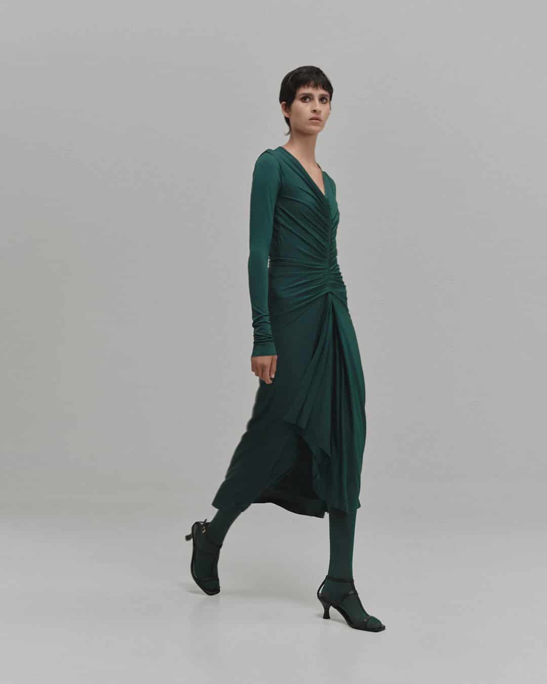 "CARDO" MIDI DRESS - miniatura 3