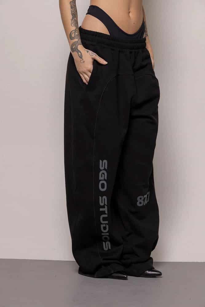 SET BUZO Y SUDADERA DAMA-NEGRO - miniatura 4