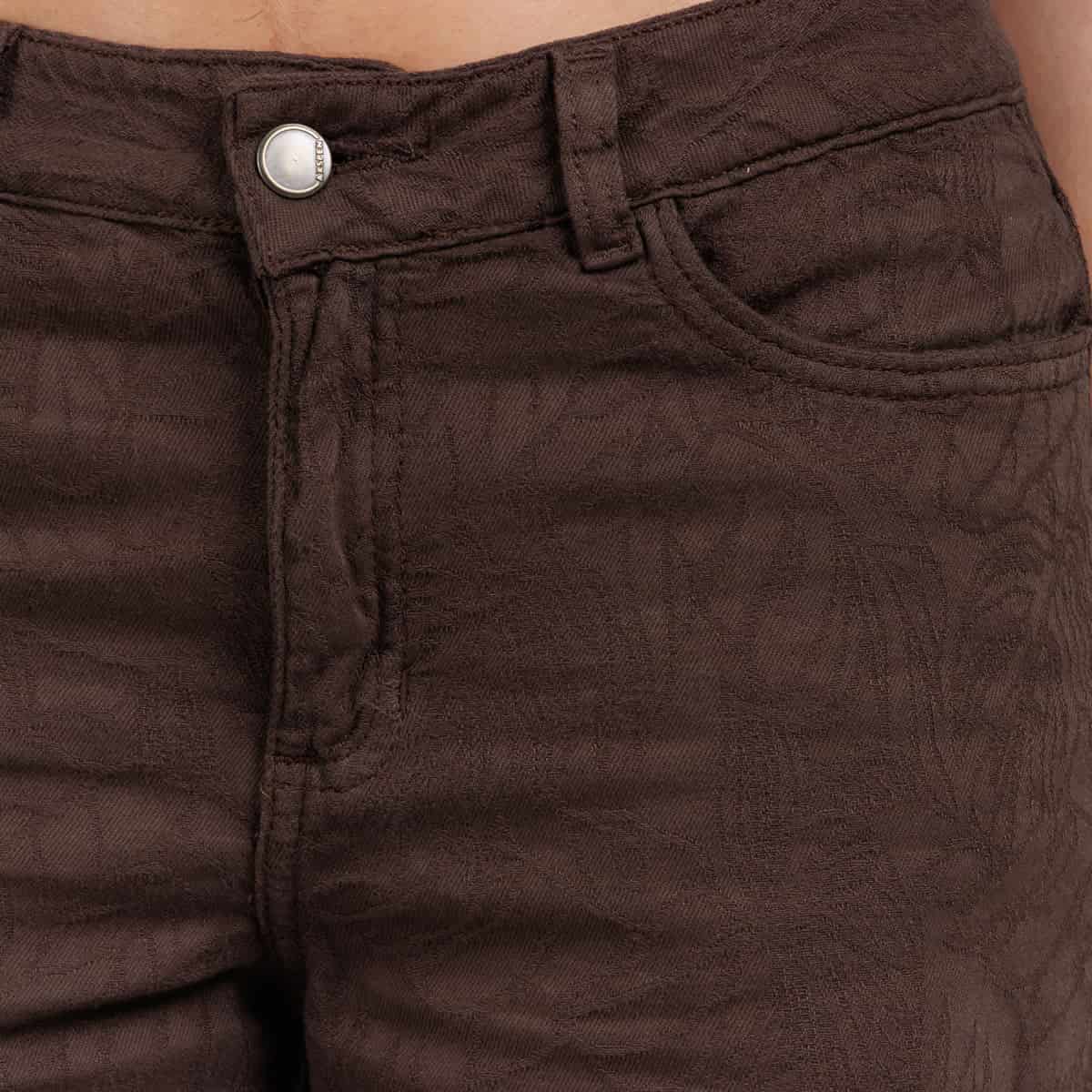 Jean Wide Leg Cafe Ax-3103 Rigido - miniatura 2