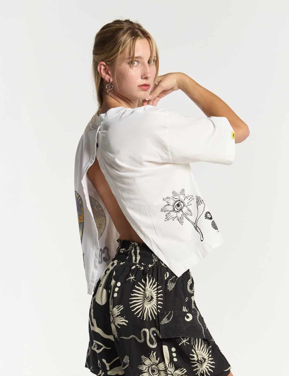 Camiseta Oversize Ucayali crudo Mujer - miniatura 7