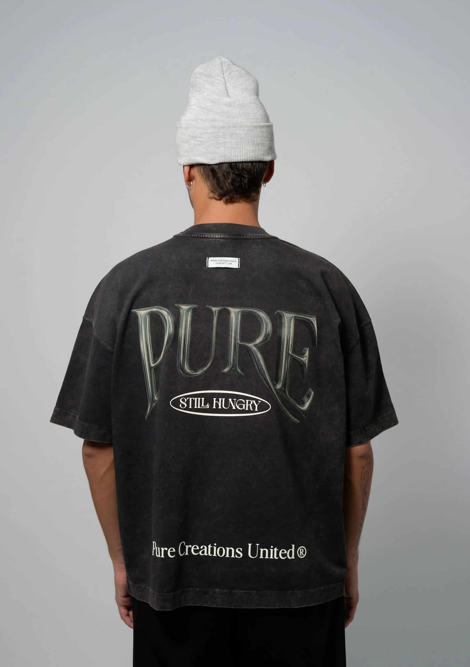 Still Hungry Washed Gray T-Shirt - miniatura 2