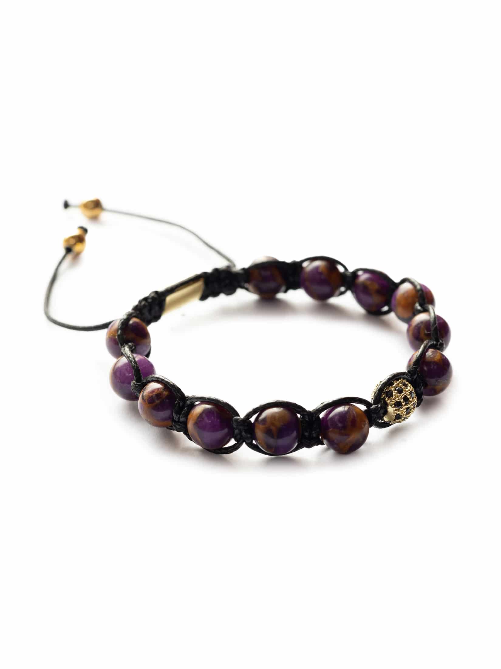 Brazalete Arrebol Macramé 8mm - miniatura 2