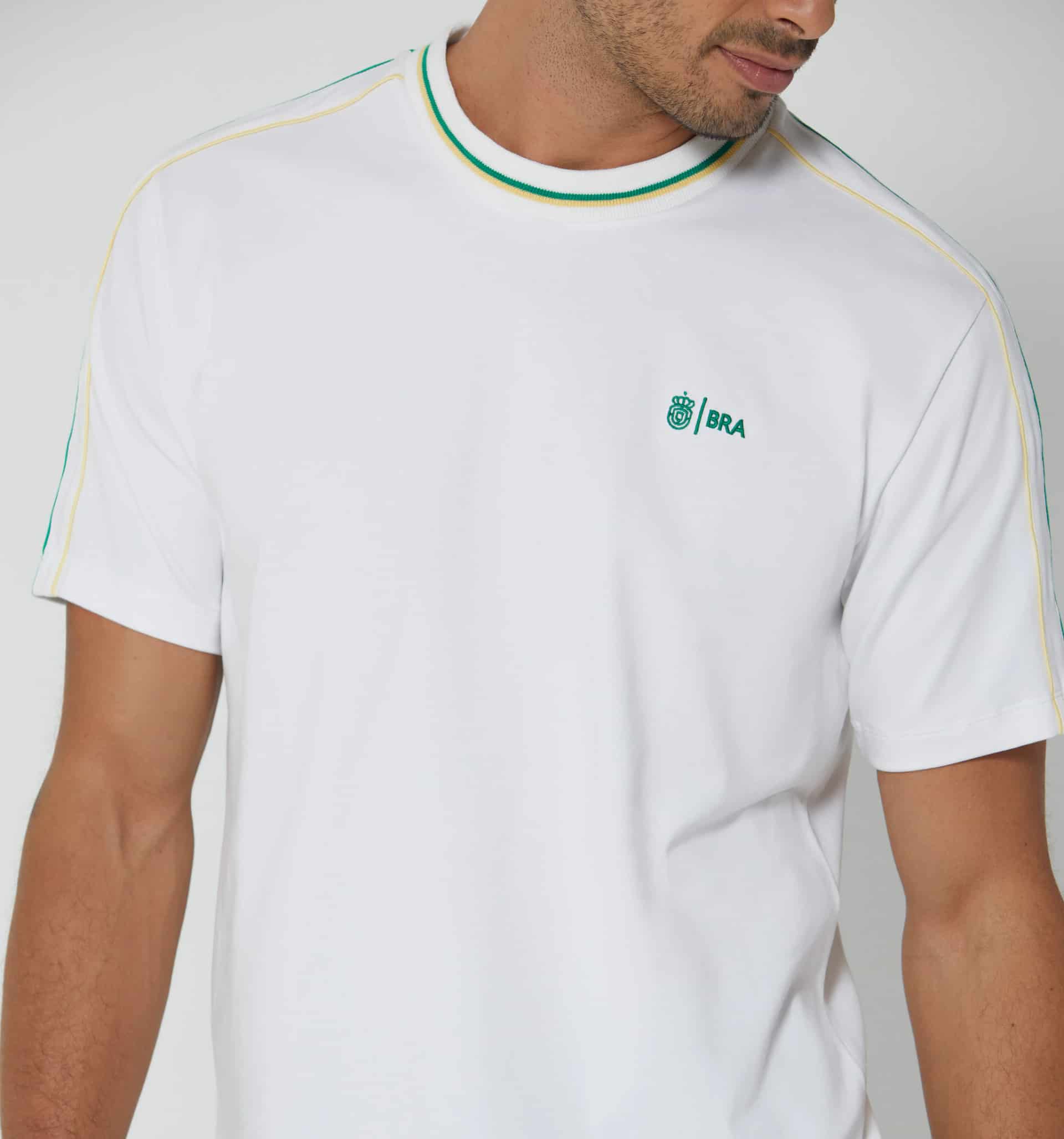 Camiseta para hombre mundial brasil - miniatura 4